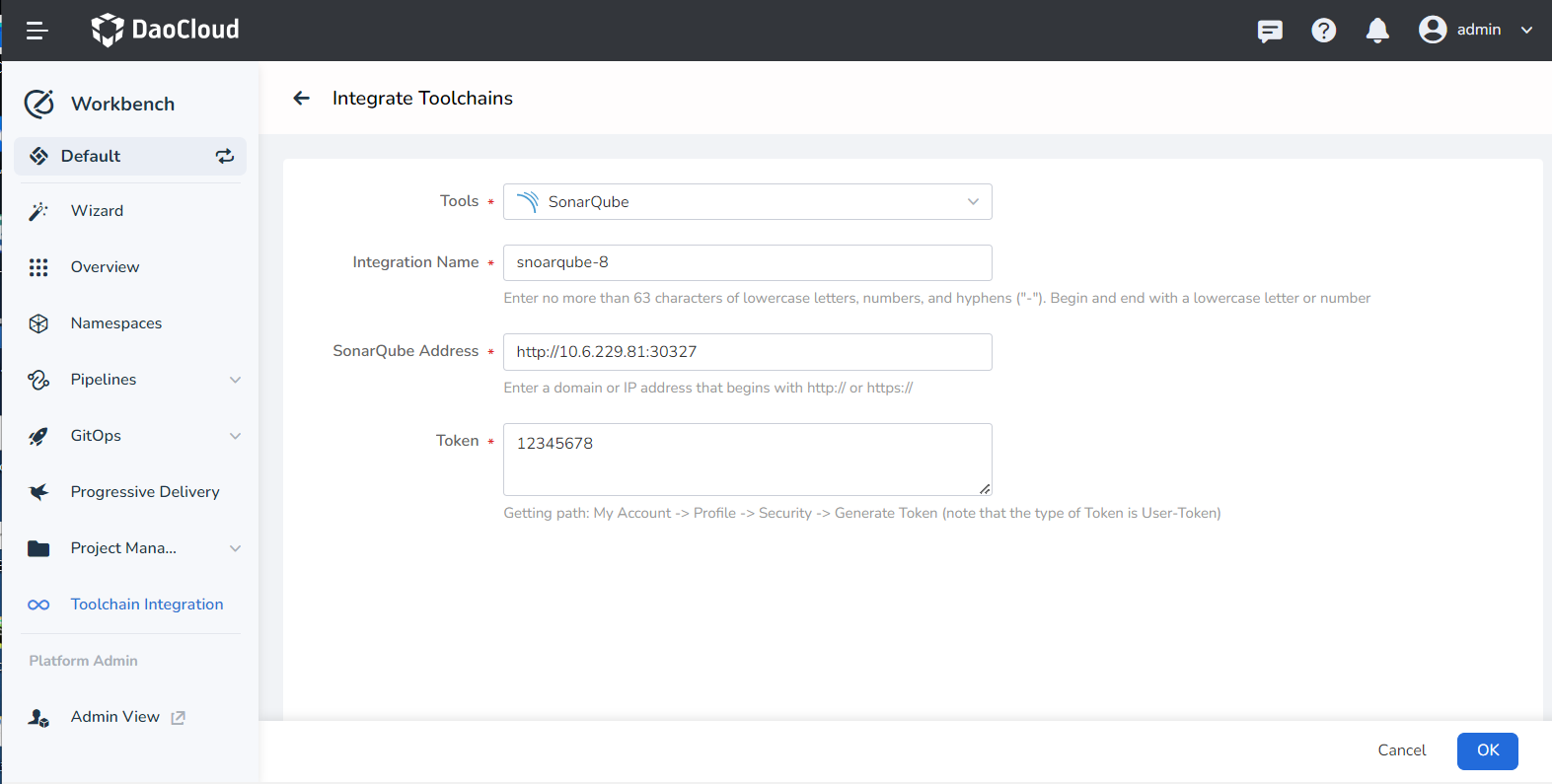 Configure Parameters